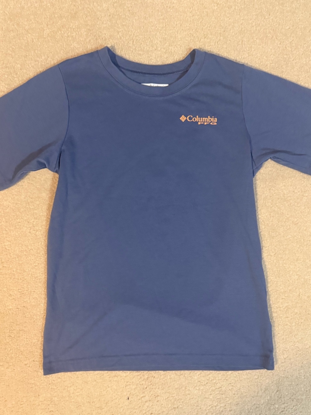 Columbia Blue Short Sleeve Kids Tee 10/12